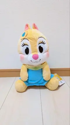 【新品・タグ付き】ミッキー＆フレンズ　こてっとぺったんBIGぬいぐるみ　クラリス