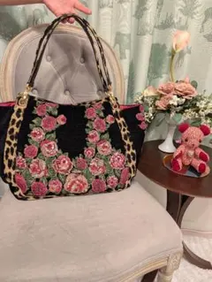 Think Bee シンクビー 2way ケンランG 刺繍 フラワー バッグ - メルカリ