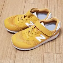 NewBalance 373 キッズ スニーカー イエロー 18cm