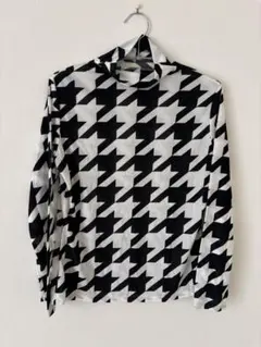 セラビ レディース 長袖トップス 千鳥格子（ハウンドトゥース）日本製 11号 Ｌ