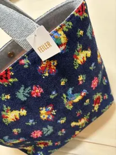 FEILER オーダーメイドハイジ柄 トートバッグ ネイビー