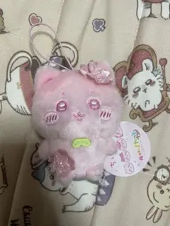 ちいかわ ぬいぱれっと さくらいろ マスコット ハチワレ　ぬいぐるみ