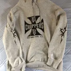 WEST CHOPPERS グレー パーカー