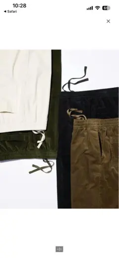 UNIQLOコーデュロイイージーアンクルパンツ6枚セット売り　廃盤、完売