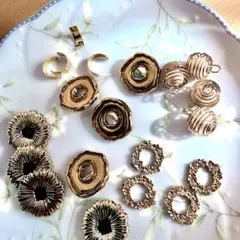 ゴールドトーン イヤリング５種20個