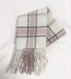 EASTBOY イーストボーイ　マフラー　チェック　ピンク