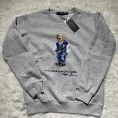 M ラルフローレン ポロベア スタジャン風 スウェット トレーナー 春服