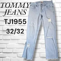 美品✨TOMMY JEANS✨SLIMデニムパンツ ストレッチ＆ダメージ加工 M