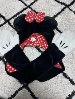 ミニーマウスマフラーキャップパッチンピンセット✨ 大人用(値下げ交渉⭕️)