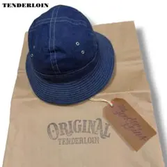 希少品！ TENDERLOIN ハット インディゴ デニム ブルー 青紺 フリー