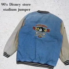 MICKEY. INC スエットパーカー付きGジャン ビンテージ ダメージ加工 