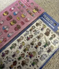 ミッフィー スヌーピー　3Dステッカーセット