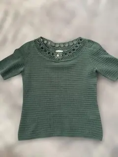 シビラ　レディース　半袖　ニット　トップス　M