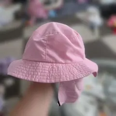 CLOSSHI キッズ 帽子 ピンク 54cm 日除け付きのサムネイル
