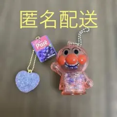 たべちゃむ ピュレグミ グレープ　アンパンマン シャカシャカストラップ セット