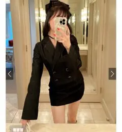 テーラードジャケット×ミニスカートデニムセットアップ[ta102]