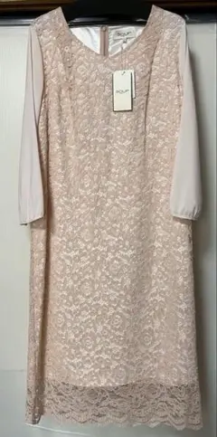 新品未使用タグ付き【SOPU】レースが綺麗なお呼ばれワンピースドレス　桜ピンク