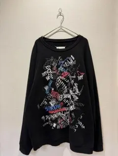Maison Margiela グラフィティ スウェット ブラック 50のサムネイル