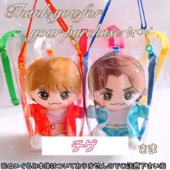 チゲ様専用❁︎ はぴぬいケース☆*॰ぬいぐるみ ちびぬい ポーチ お出掛け 可愛い