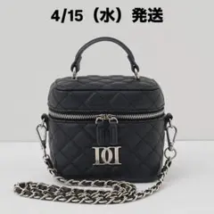 darich 【シルバーパーツ】キルティングスクエアミニバッグ