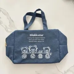 Joshin ジョーシン　リラックマ　デニム風スクエア保冷バッグ