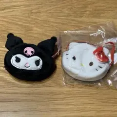 サンリオ クロミ ハローキティ クロミ ぬいぐるみ用ポシェット 2種セット