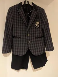 110cm男児スーツ3点セット