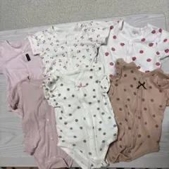 ベビー肌着ロンパースセット 6点70cm