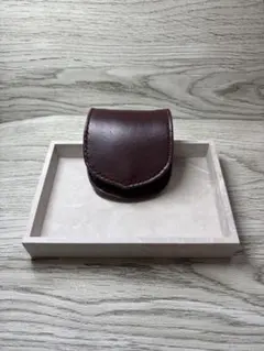 【総手作業】本革コインケース / ワインレッド/トスカーノ