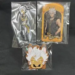 ツイステ ジャック のっかりラバークリップ 一番くじ アクリルスタンド 3点