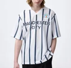 【未使用♥】GU　Manchester City 襟付き半袖シャツ　Ｌ