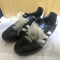 adidas SAMBA ブラック ホワイト スニーカー 23.5cmのサムネイル