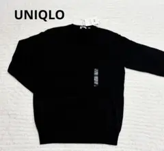 新品　UNIQLO メンズ　エクストラファインメリノVネックセーター　長袖　M