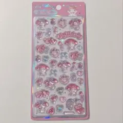 【1個】3Dクリア立体シール【マイメロディ】