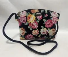 【新品】FEILER フェイラー ショルダーバッグ 花柄 シュニール織 ブラックのサムネイル