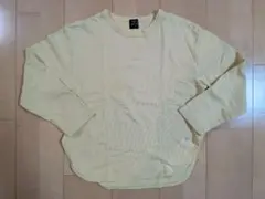 ♡petit main♡ 長袖カットソー ♡130♡イエロー♡無地♡
