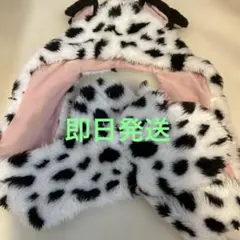 101匹わんちゃん手袋付きファンキャップ