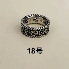 GUCCI ダブルG シルバーリング 18号 - メルカリ