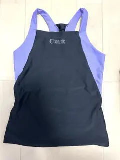 Chacott タンクトップ M 黒/紫