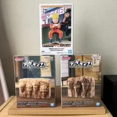 BORUTO 火影岩貯金箱A,B + NARUTO フィギュアセット