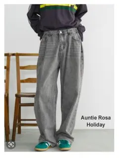Auntie Rosa Holiday ブラックデニム Sサイズ Mサイズのサムネイル