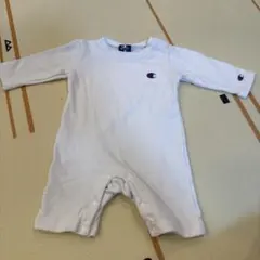 【新品未使用】Champion ホワイトロンパース 80