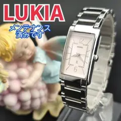 稼働品 新品電池交換 SEIKO セイコー ルキア 1F21-5B20 スクエア