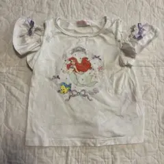 アリエル フリル袖 Tシャツ ホワイト