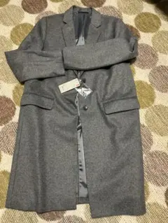 ユニクロ　ウールカシミア　チェスターコート　XL グレー