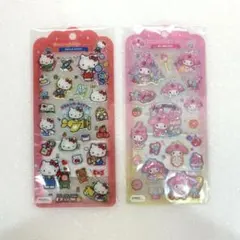 【即日発送】ドロップジュエリーシール　キティ　マイメロ　2枚セット