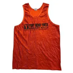 90s USA製 コカコーラ YMCA バスケットタンク メンズ2XL オレンジのサムネイル