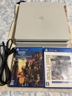 PlayStation 4 ホワイト 本体 + ゲーム2本