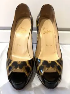 Christian Louboutin ヒョウ柄 ハイヒール 37