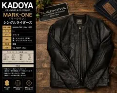 （美品）KADOYA カドヤ MARK-ONE LL 牛革 ライダース 廃盤のサムネイル